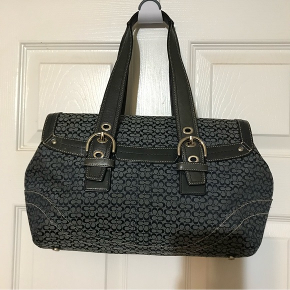 COACH F12312 Large Soho Flap Satchel Bag - Picture 3 of 9